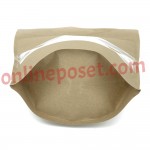 11x18,5 Pencereli Kraft Doypack