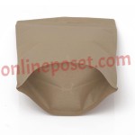 Alüminyum Kraft Doypack 100gr Kilitli Poşet Kraft Doypack 100gr Kilitli Poşet