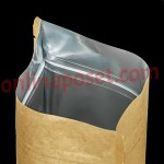 Alüminyum Kraft Doypack 100gr Kilitli Poşet Kraft Doypack 100gr Kilitli Poşet