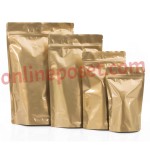 Valfli  Gold Alüminyum Doypack Kilitli 20x30 Poşet Gold 1000gr Doypack 20x30 Poşet