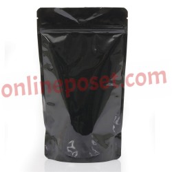 Siyah Kilitli Kahve Poşeti Kahve Poşetleri 2000 ADET