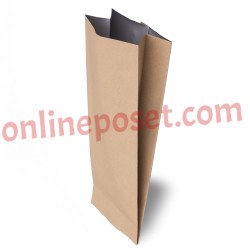 Kraft Yan Körüklü Torba - 18X46  Kraft Yan Körüklü Torba Yan Körüklü Kahve Poşetleri