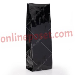 12.5x40x8 1000gr Siyah Kahve Torbası  1000gr Siyah Kahve Torbası 12.5x40x8 Valfsiz Kahve Poşetleri