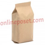 Valfli Kraft Kahve Torbası 12.5x40x8 CM Kraft Kahve Torbası Valfli Kraft Kahve Torbası 12.5x40x8 CM Kraft Kahve Torbası