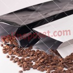 Valfli Kahve Torbası Siyah Alüminyum 12.5x40x8 Valfli Kahve Poşetleri Valfli Kahve Torbası Siyah Alüminyum 12.5x40x8 Valfli Kahve Poşetleri