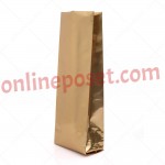 Gold Altın Alüminyum Körüklü Poşet 10x25x6 Valfsiz Kahve Poşetleri 1500 ADET