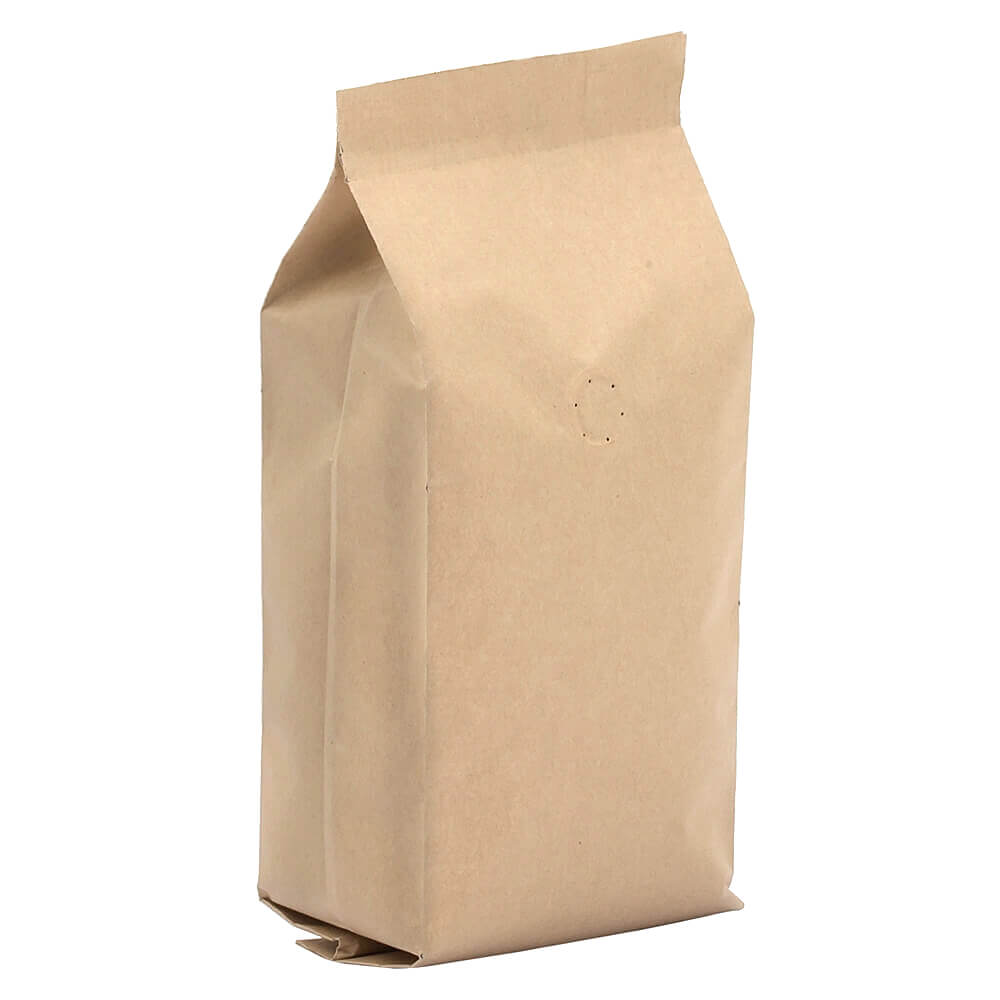 Kraft kahve torbası